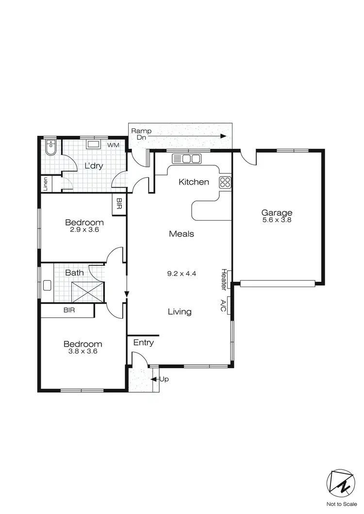 Floorplan of Homely house listing, 1/31 Bradby Avenue, Mount Clear VIC 3350