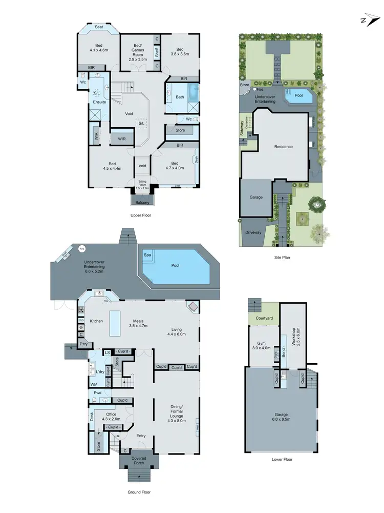 Floorplan of Homely house listing, 7 Howell Drive, Mount Waverley VIC 3149