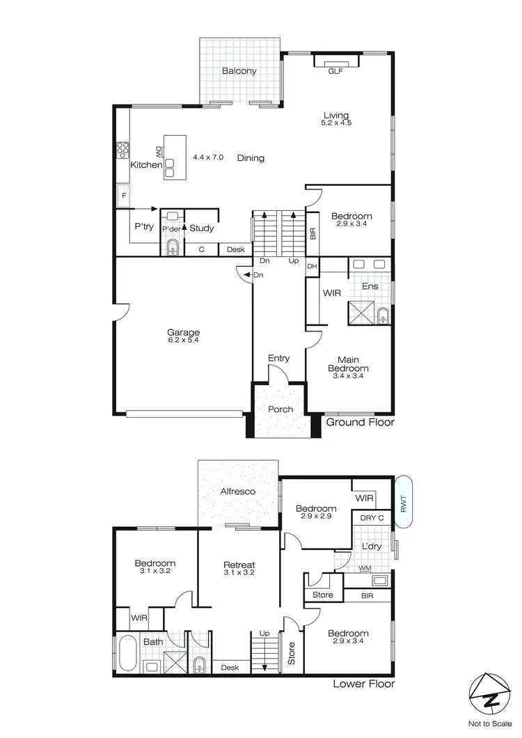 Floorplan of Homely house listing, 115 Gracefield Road, Brown Hill VIC 3350