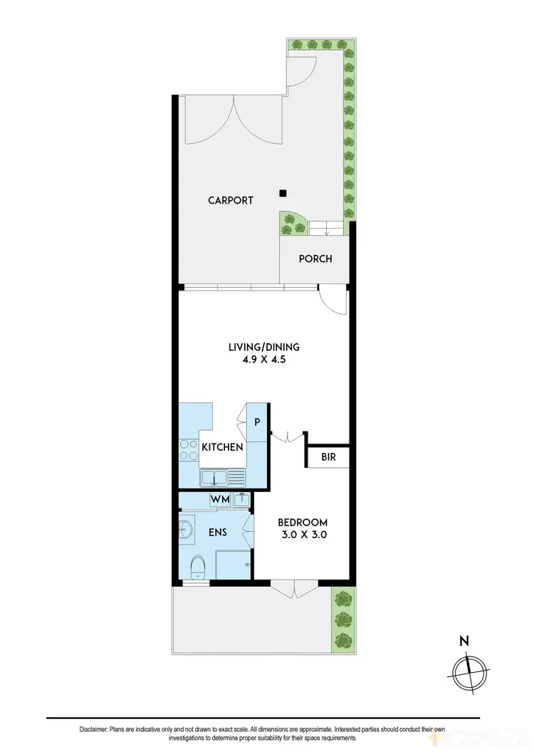 Floorplan of Homely unit listing, 2/15 Bourke Street, Mentone VIC 3194