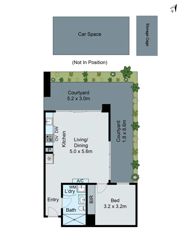 Floorplan of Homely apartment listing, 6/688 Inkerman Road, Caulfield North VIC 3161
