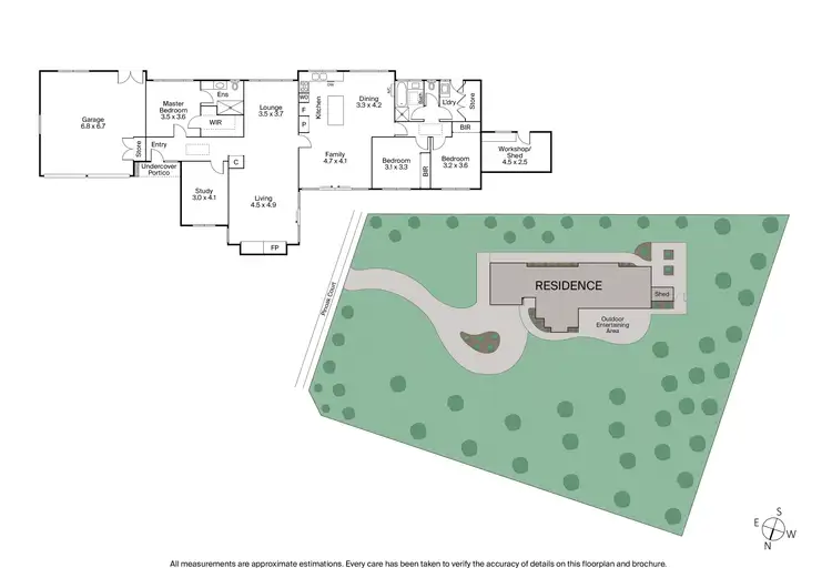 Floorplan of Homely house listing, 34 Woodlands Drive, Ocean Grove VIC 3226