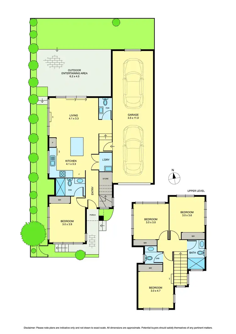Floorplan of Homely townhouse listing, 3/5 Ashford Street, Templestowe Lower VIC 3107