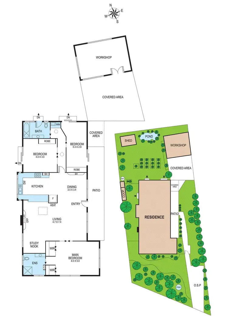 Floorplan of Homely house listing, 1 Voumard Street, Oakleigh South VIC 3167