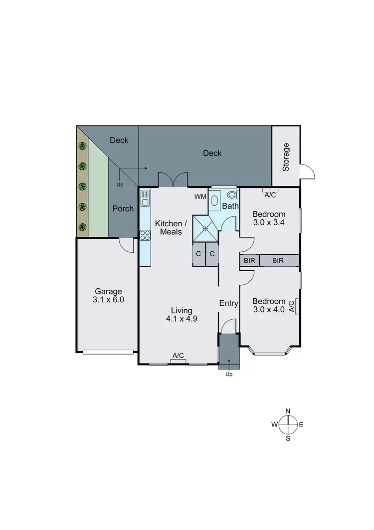 Floorplan of Homely unit listing, 1/9 Carrum Street, Malvern East VIC 3145