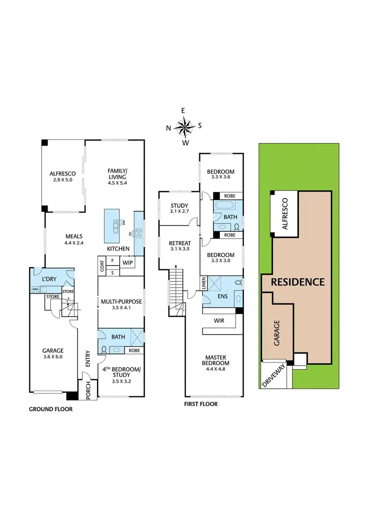 Floorplan of Homely house listing, 38 King Street, Fitzroy North VIC 3068