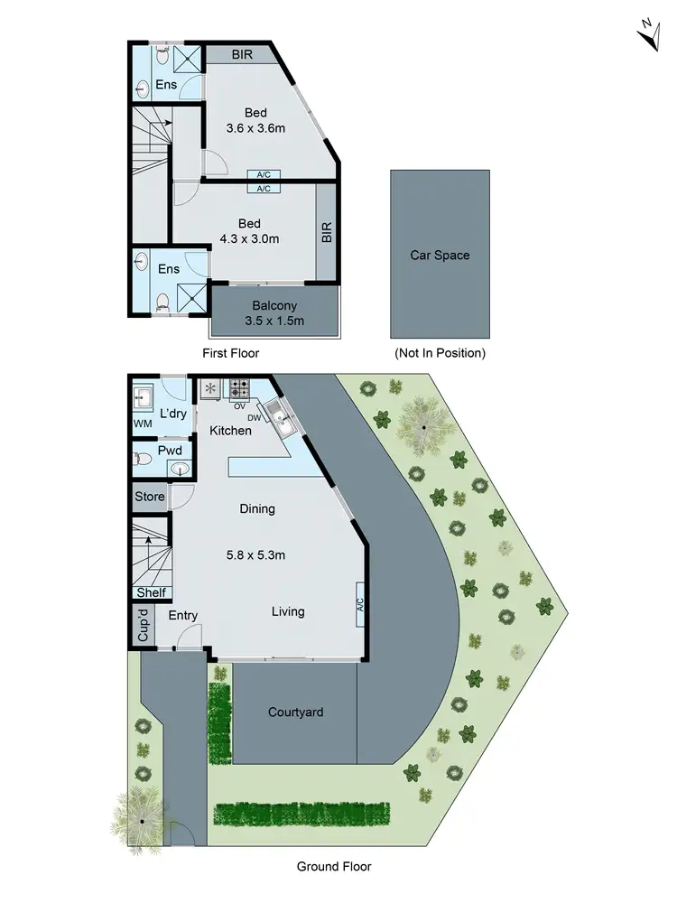 Floorplan of Homely townhouse listing, 1650 Dandenong Road, Oakleigh East VIC 3166