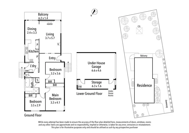 Floorplan of Homely house listing, 36 Meyrick Crescent, Viewbank VIC 3084