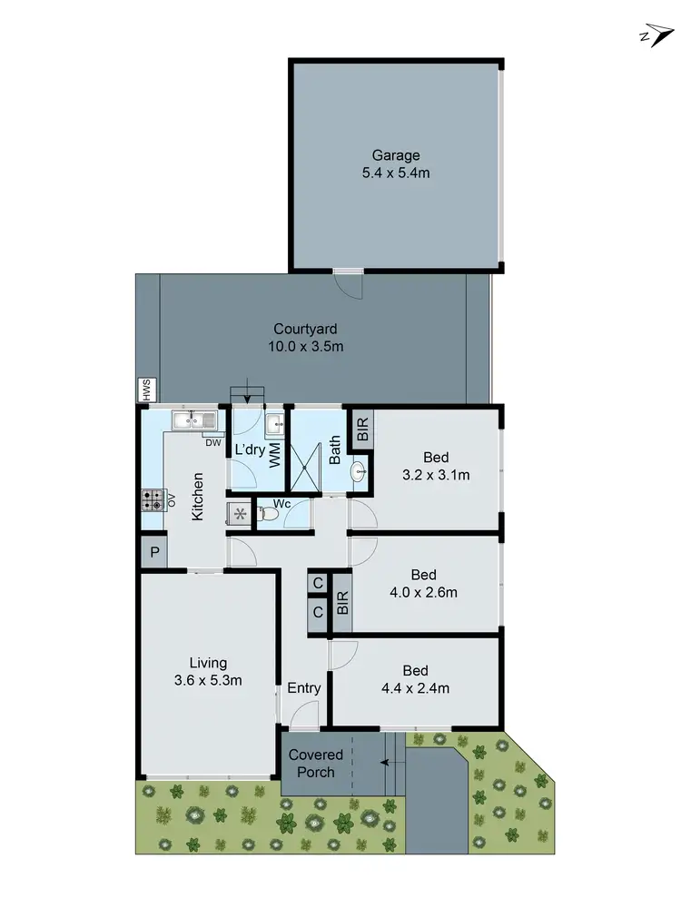 Floorplan of Homely unit listing, 5/241-245 Centre Road, Bentleigh VIC 3204
