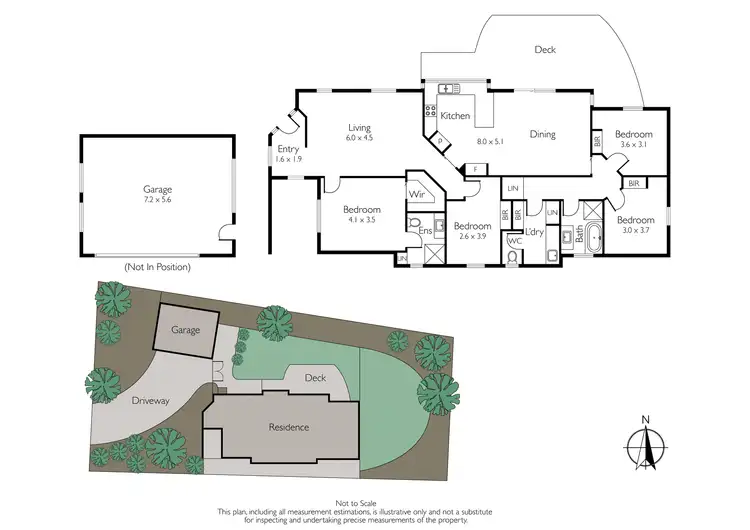 Floorplan of Homely house listing, 23 Dumossa Avenue, Rosebud VIC 3939