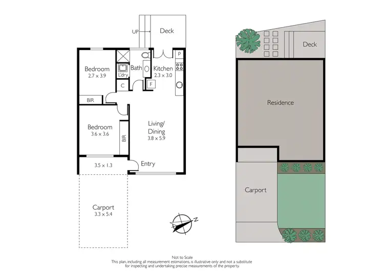 Floorplan of Homely unit listing, 2/3-5 Leicester Avenue, Mount Eliza VIC 3930