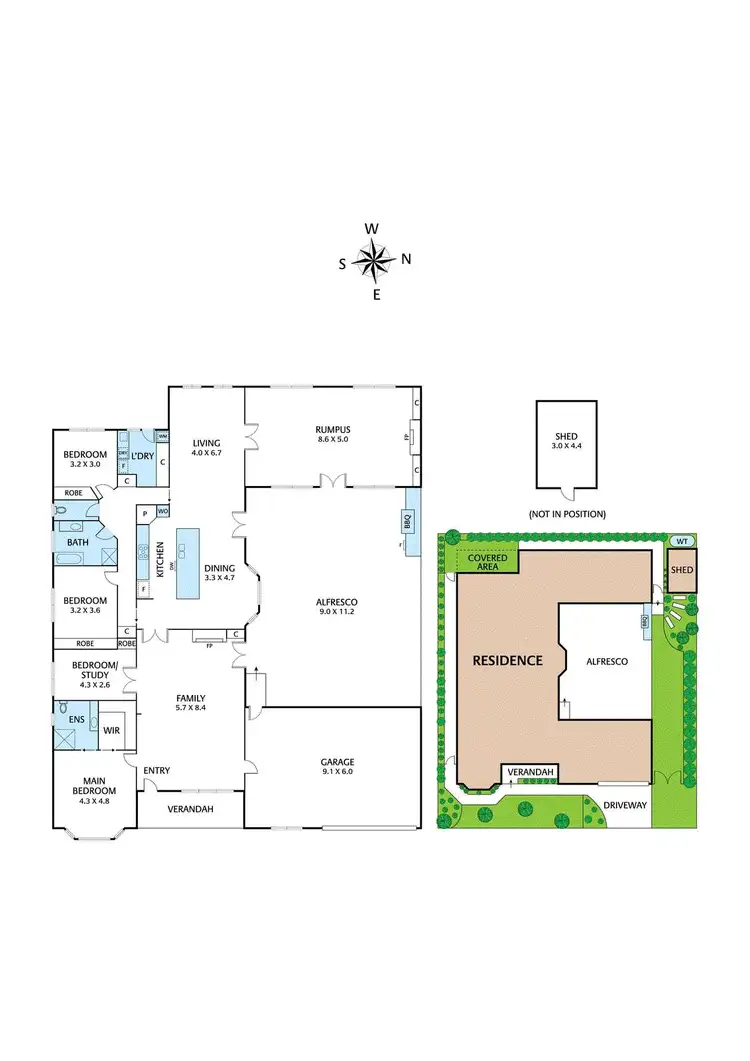 Floorplan of Homely house listing, 17 Monomeath Avenue, Diamond Creek VIC 3089