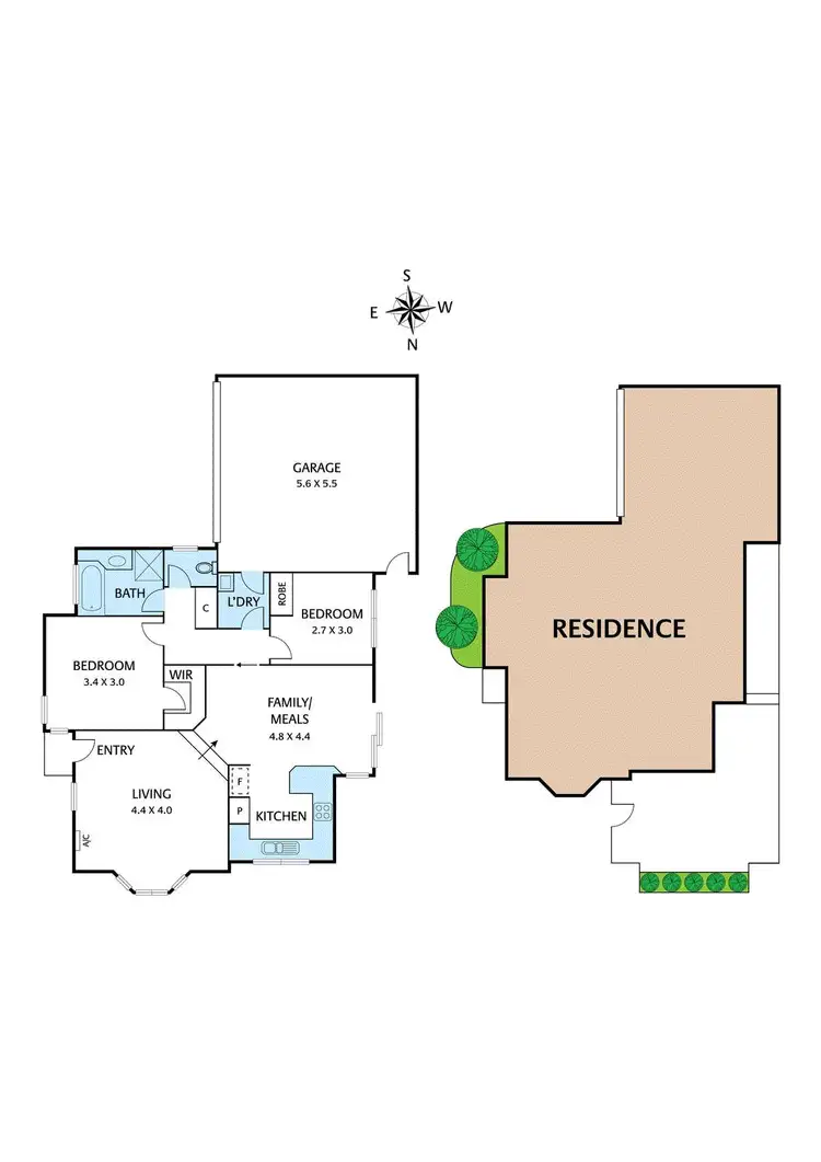 Floorplan of Homely unit listing, 1/23 Lorimer Street, Greensborough VIC 3088