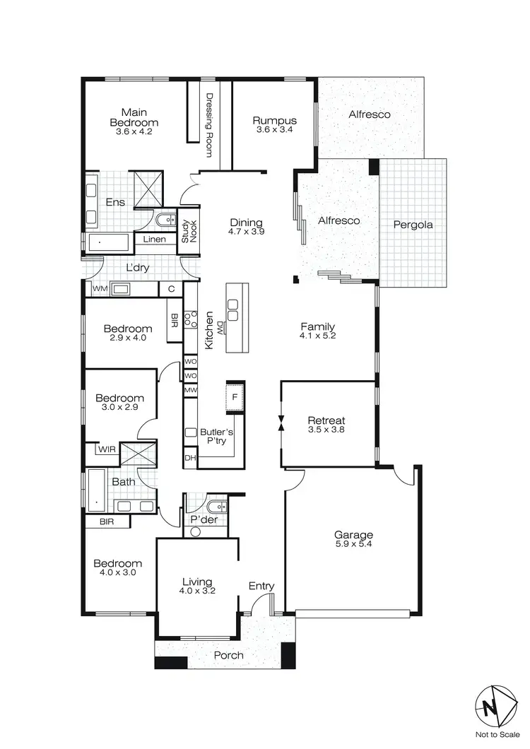Floorplan of Homely house listing, 13 Marxsen Parade, Lucas VIC 3350
