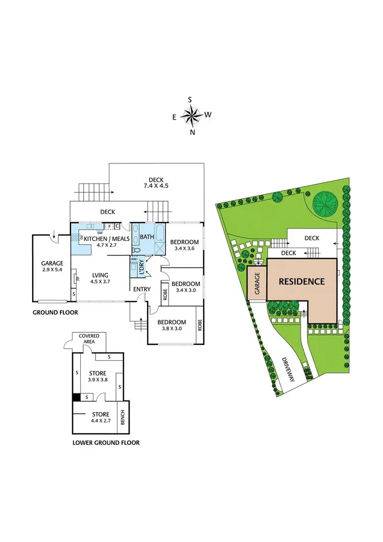 Floorplan of Homely house listing, 2 Amiet Street, Greensborough VIC 3088