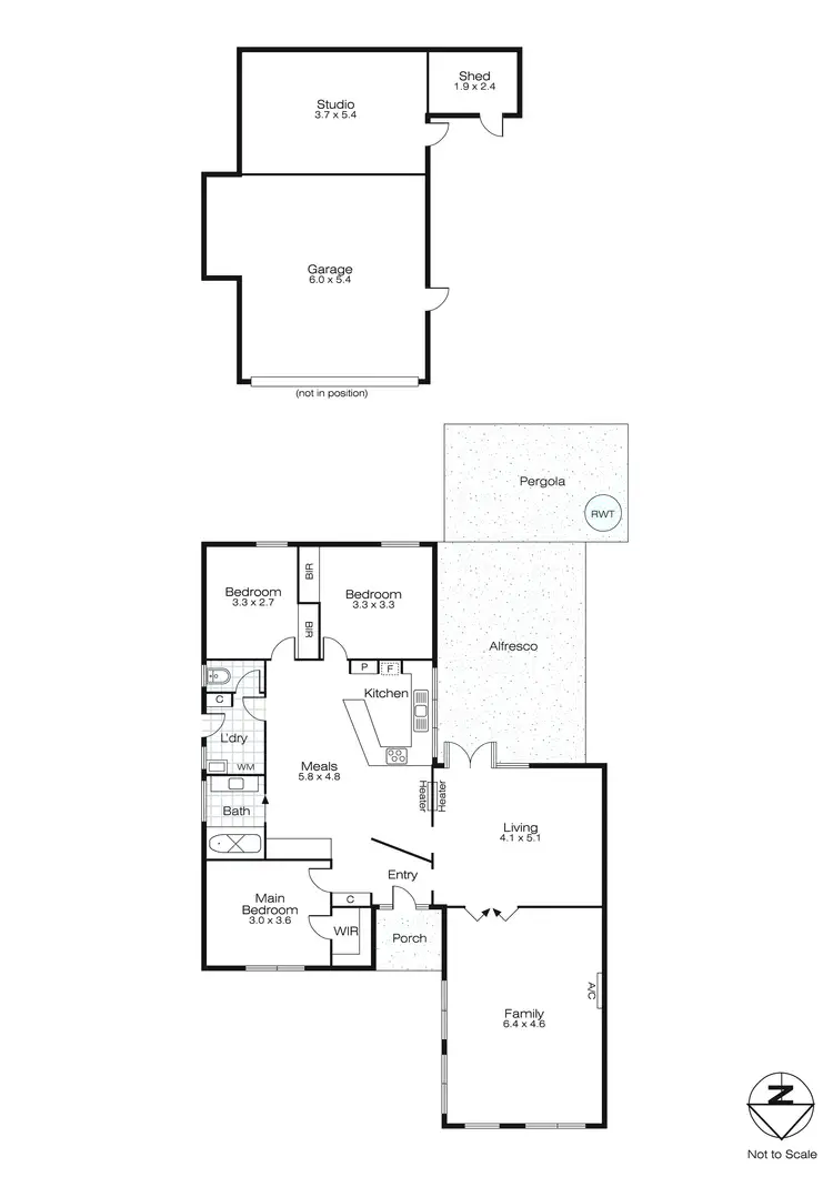 Floorplan of Homely house listing, 60 Marie Crescent, Wendouree VIC 3355