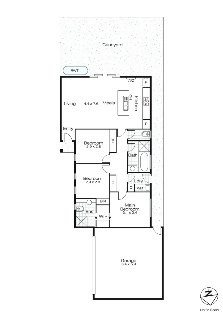 Floorplan of Homely house listing, 4/315 Walker Street, Ballarat North VIC 3350