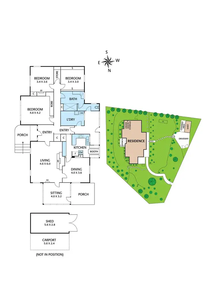 Floorplan of Homely house listing, 38 Mount Eagle Road, Eaglemont VIC 3084