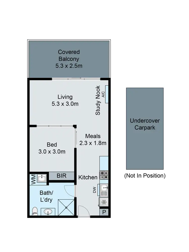 Floorplan of Homely apartment listing, B110/60 Autumn Terrace, Clayton South VIC 3169