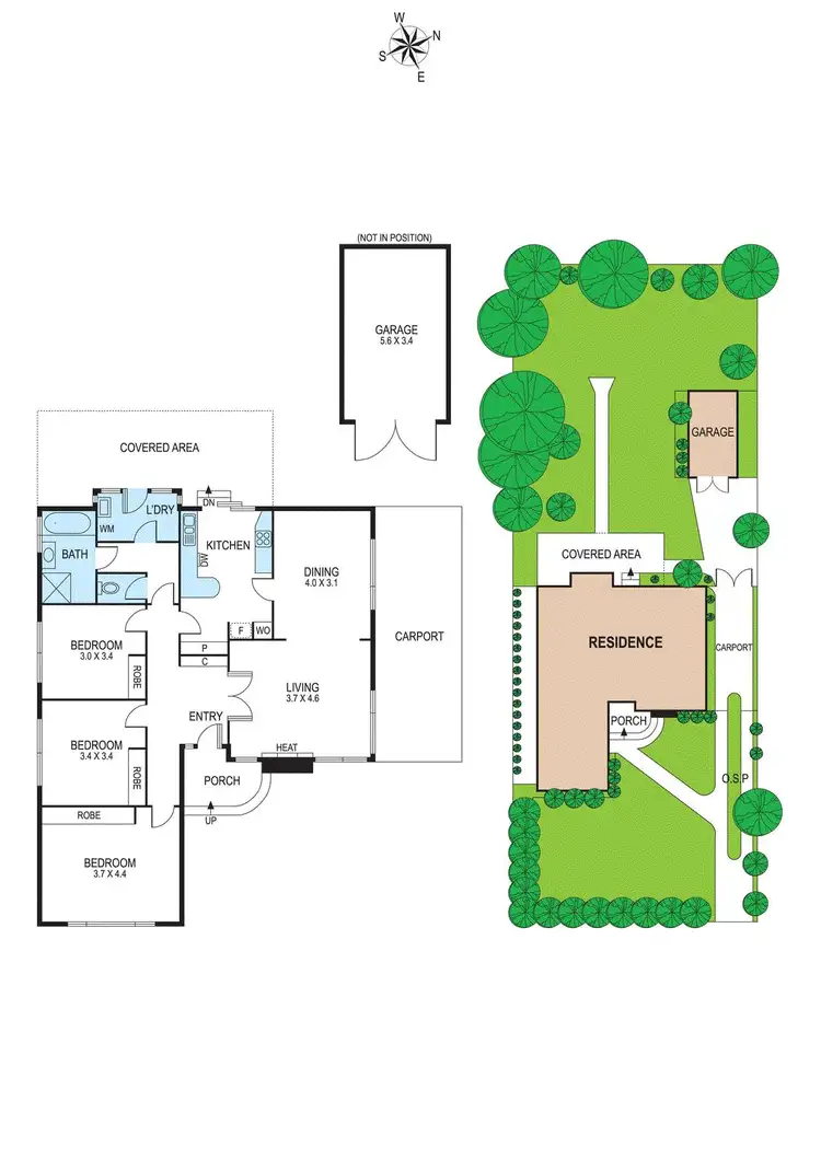 Floorplan of Homely house listing, 13 Talbot Avenue, Bentleigh VIC 3204