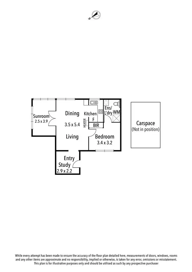 Floorplan of Homely apartment listing, 3/120 Princess Street, Kew VIC 3101