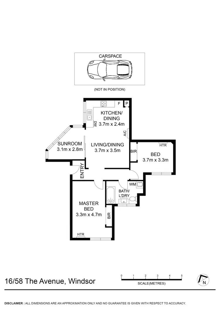 Floorplan of Homely apartment listing, 16/58 The Avenue, Prahran VIC 3181