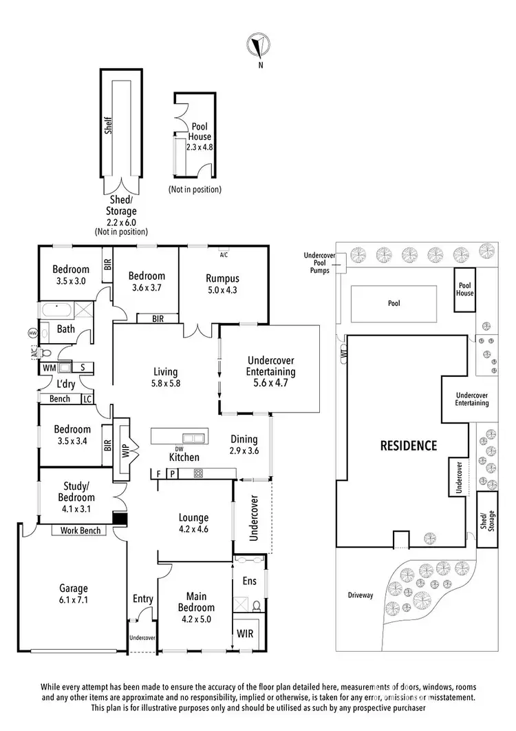 Floorplan of Homely house listing, 44 David Hockney Drive, Diamond Creek VIC 3089