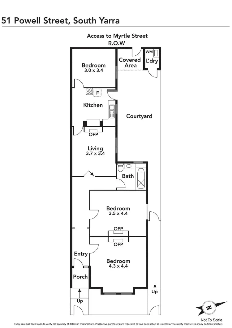 Floorplan of Homely house listing, 51 Powell Street, South Yarra VIC 3141
