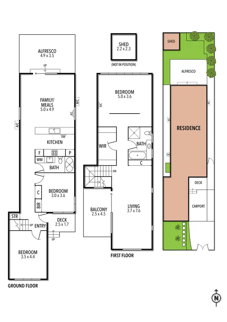 Floorplan of Homely house listing, 106 Keele Street, Collingwood VIC 3066