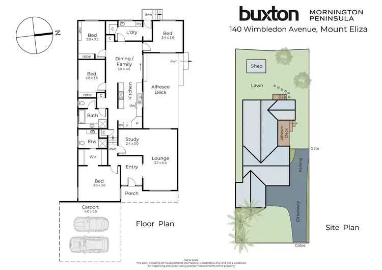 Floorplan of Homely house listing, 140 Wimbledon Avenue, Mount Eliza VIC 3930