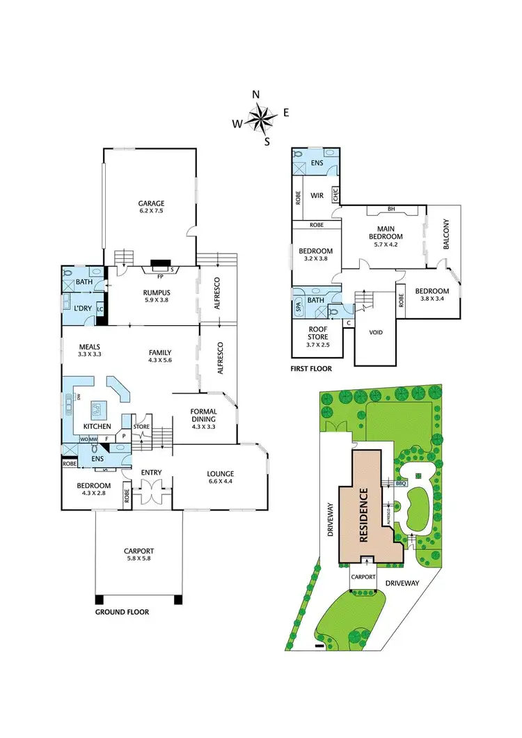 Floorplan of Homely house listing, 1A Donhaven Court, Templestowe VIC 3106