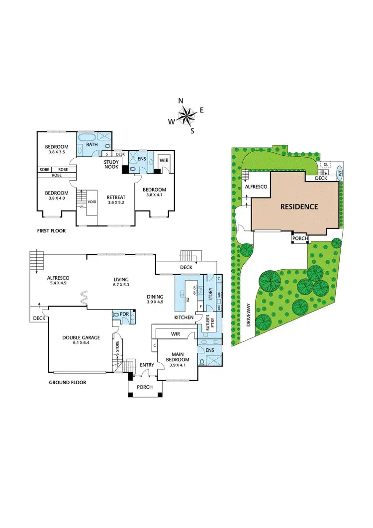 Floorplan of Homely house listing, 1/28 Greenwood Street, Briar Hill VIC 3088
