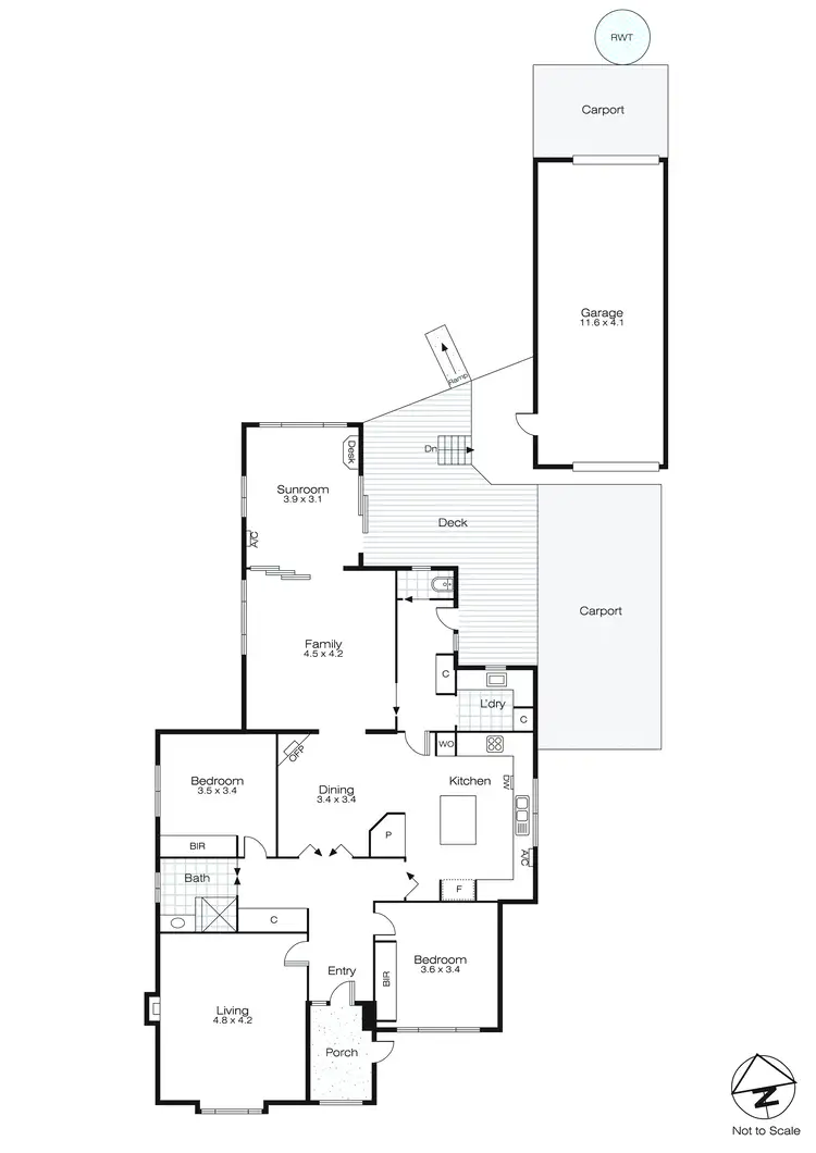 Floorplan of Homely house listing, 2 Poplar Street, Wendouree VIC 3355