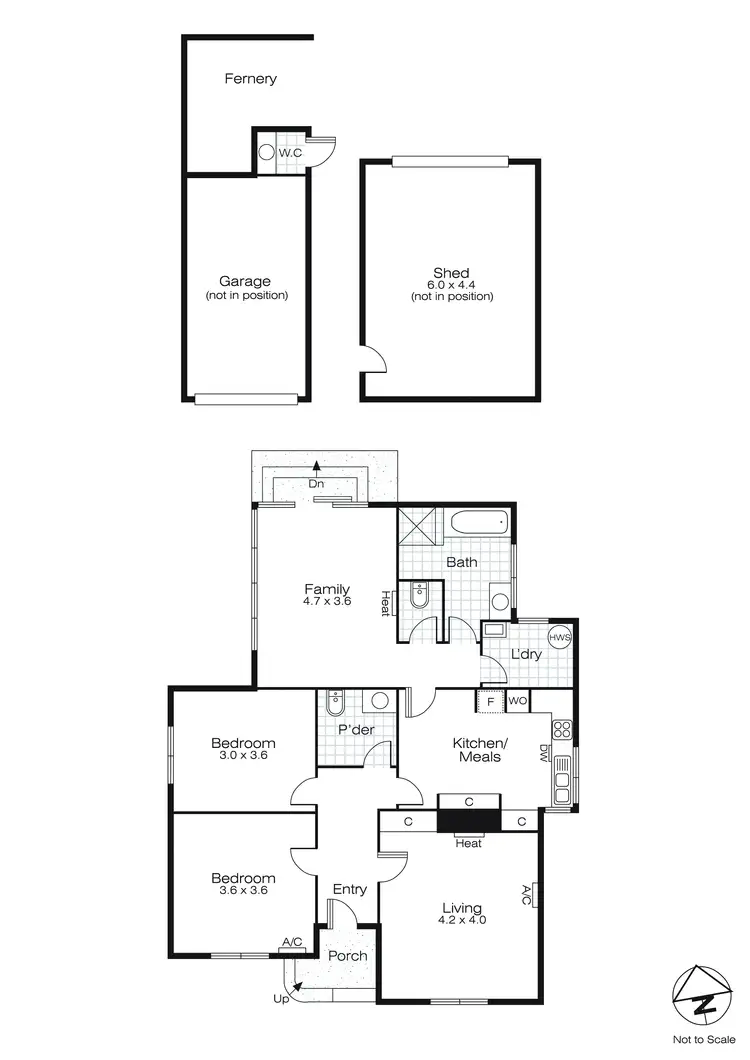 Floorplan of Homely house listing, 4 Poplar Street, Wendouree VIC 3355