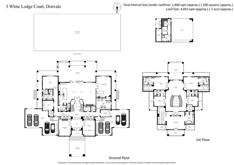 Floorplan of Homely house listing, 3 White Lodge Court, Donvale VIC 3111