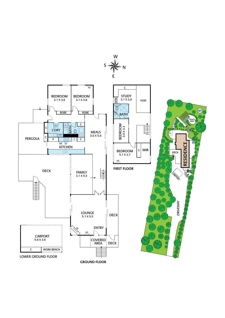 Floorplan of Homely house listing, 107 Ryans Road, Eltham North VIC 3095