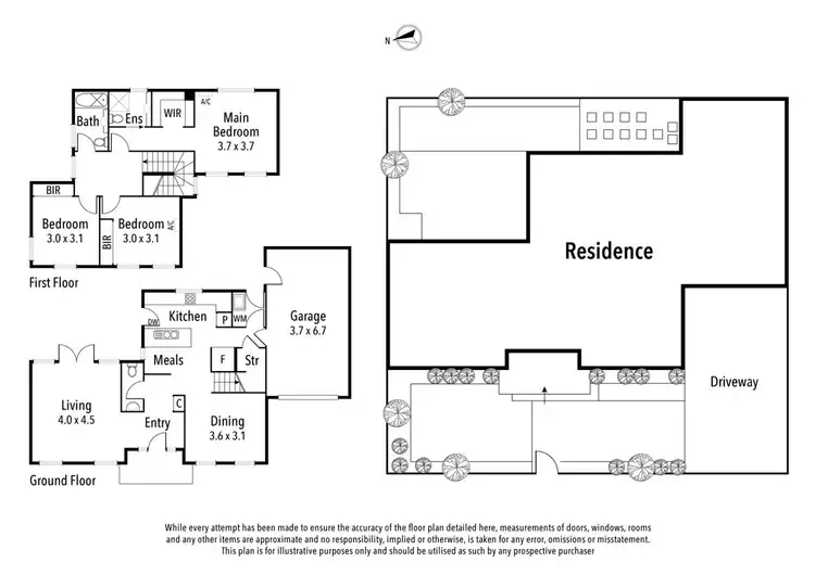 Floorplan of Homely house listing, 1 Tate Street, Ivanhoe VIC 3079