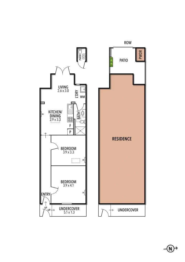 Floorplan of Homely house listing, 231 Errol Street, North Melbourne VIC 3051