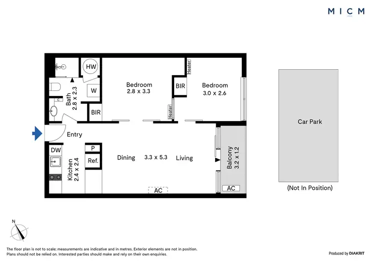 Floorplan of Homely apartment listing, 712D/604 Swanston Street, Carlton VIC 3053