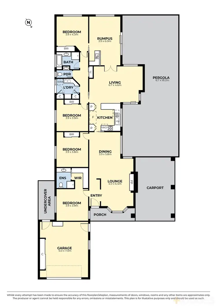 Floorplan of Homely house listing, 32 Montpellier Drive, Werribee VIC 3030