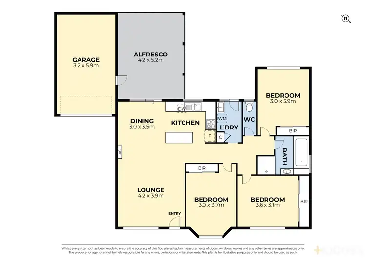 Floorplan of Homely house listing, 3/13 Deutgam Street, Werribee VIC 3030