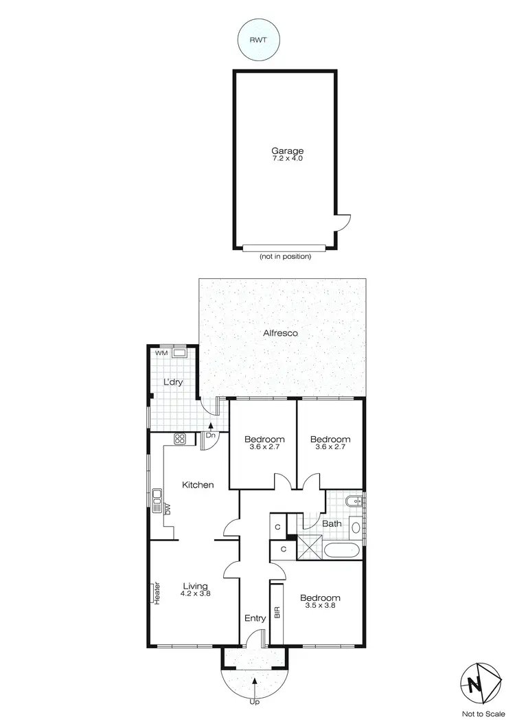 Floorplan of Homely house listing, 19 Lilley Street, Ballarat North VIC 3350