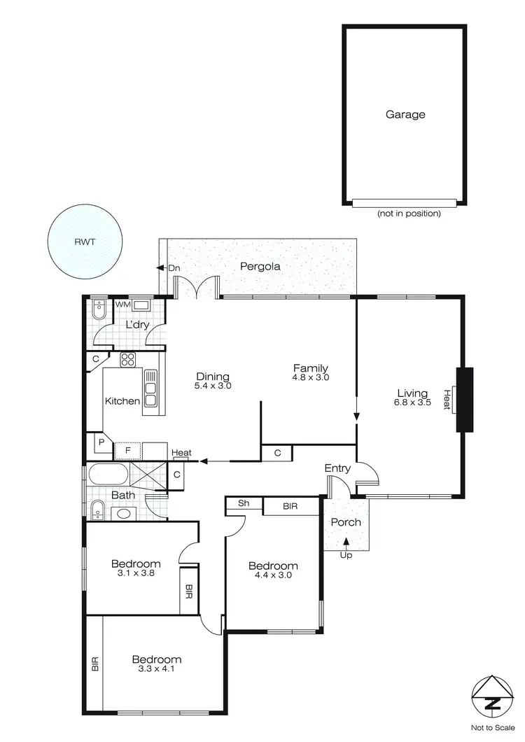 Floorplan of Homely house listing, 10 Prince Street, Alfredton VIC 3350