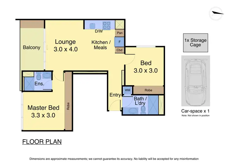 Floorplan of Homely apartment listing, 601/25 Wilson Street, South Yarra VIC 3141