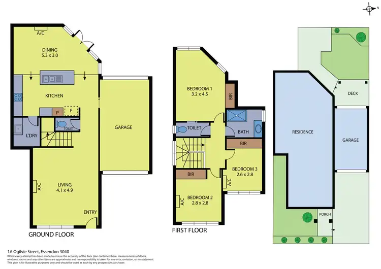 Floorplan of Homely house listing, 1A Ogilvie Street, Essendon VIC 3040