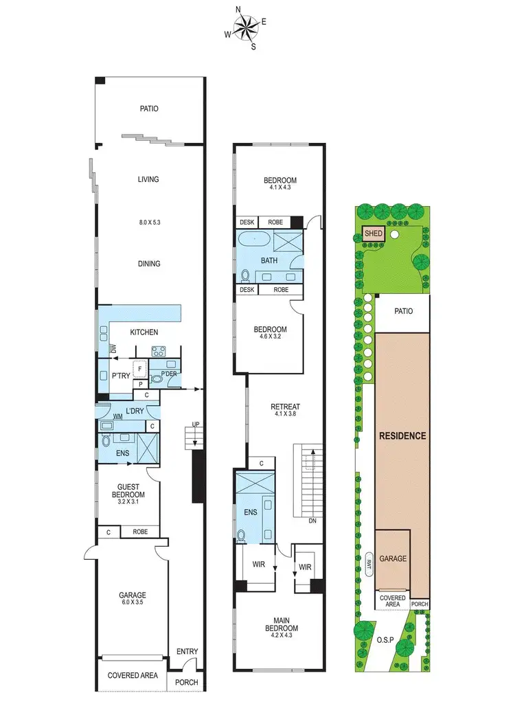 Floorplan of Homely townhouse listing, 29a Kinross Street, Hampton East VIC 3188