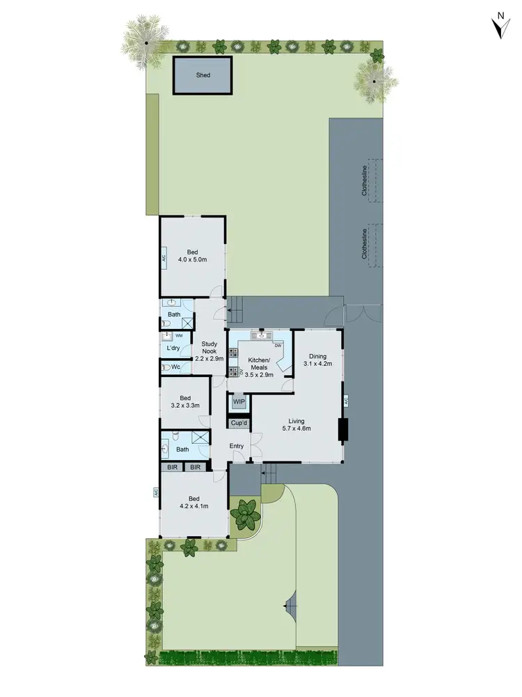 Floorplan of Homely house listing, 18 Poulter Street, Ashburton VIC 3147