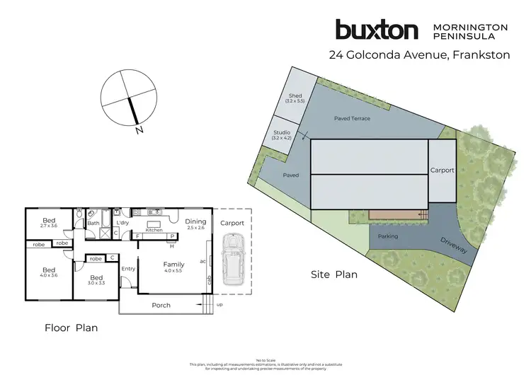 Floorplan of Homely house listing, 24 Golconda Avenue, Frankston VIC 3199