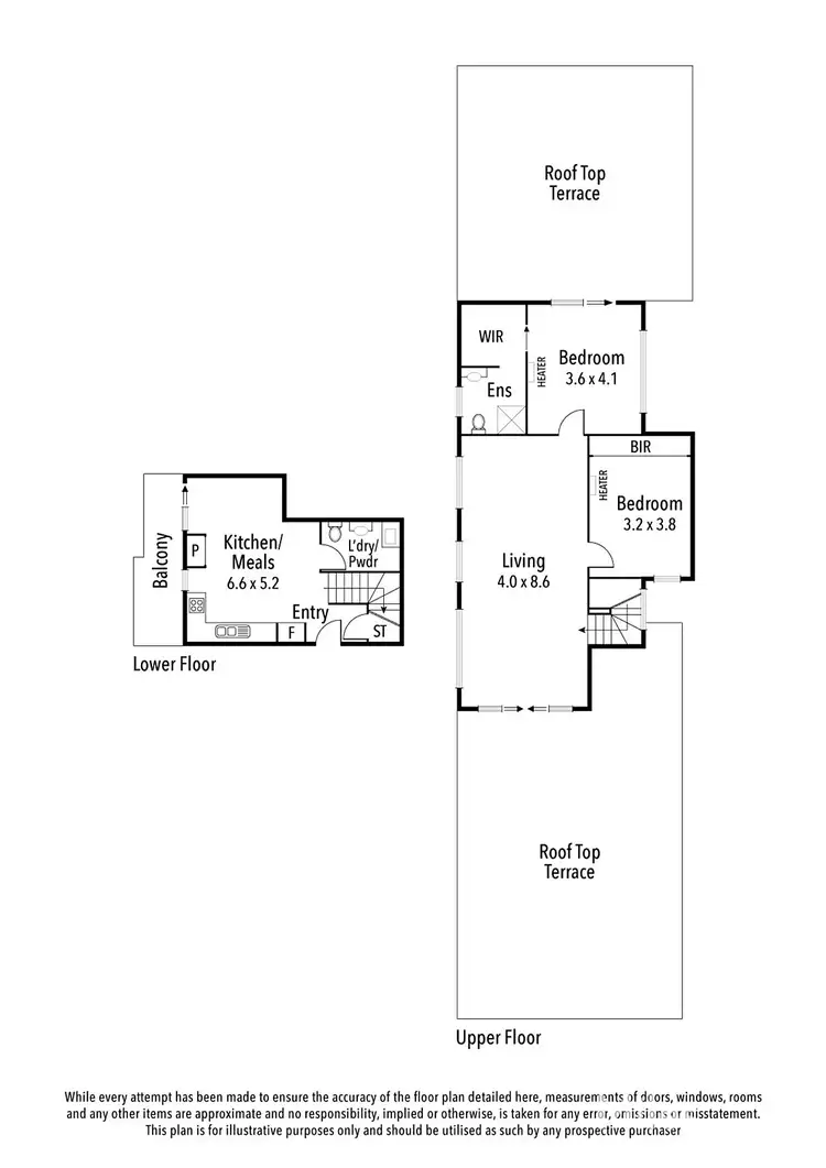 Floorplan of Homely apartment listing, 8/167 Darebin Road, Thornbury VIC 3071