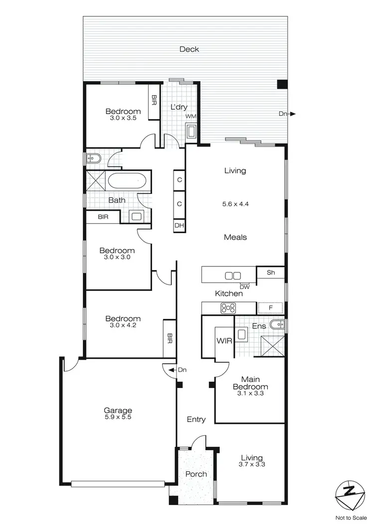 Floorplan of Homely house listing, 11 Edwina Road, Winter Valley VIC 3358